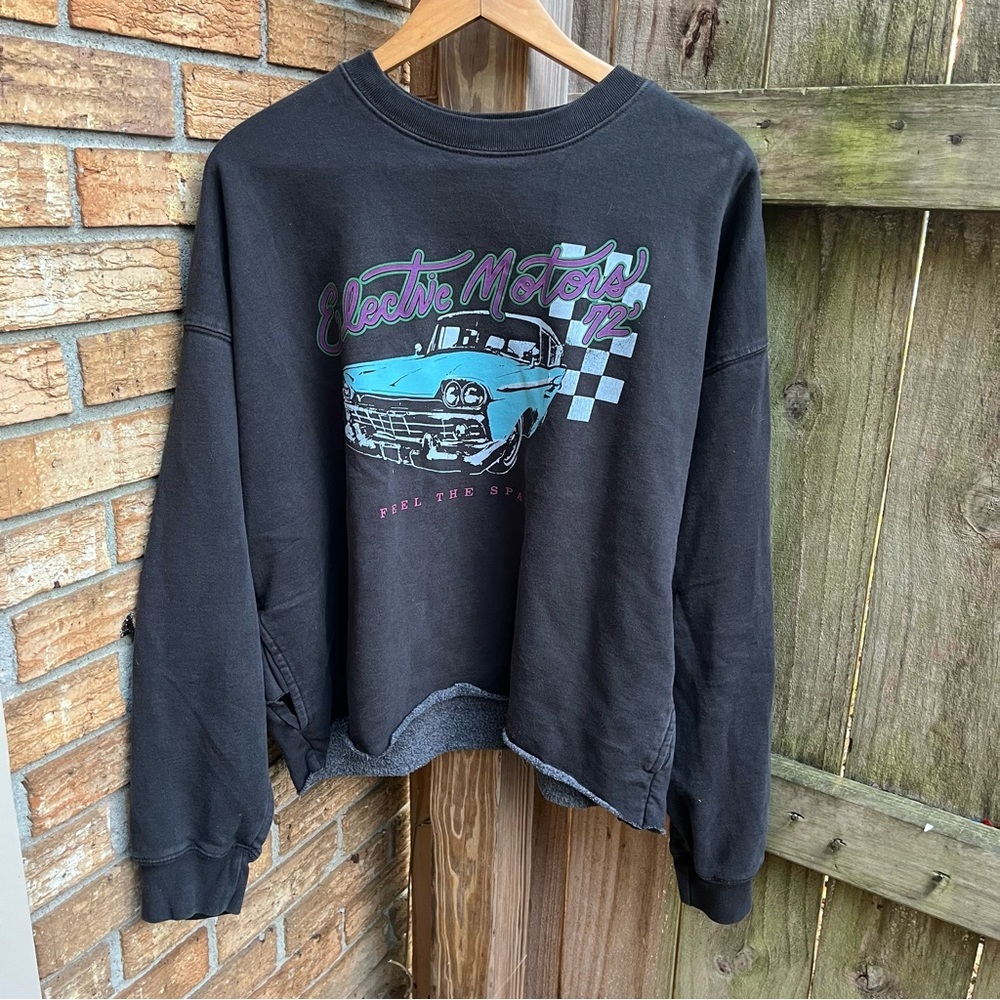 Brandy Melville Electric Motors ‘72 Car Sweatshirt